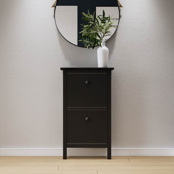 HEMNES/КЫМӦР Тумба для обуви 59х101х22 Чёрный