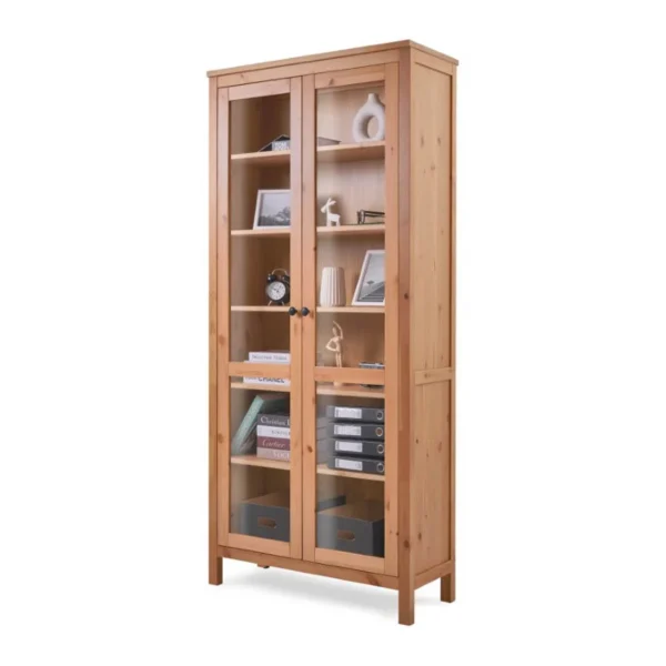 HEMNES/КЫМӦР Шкаф с дверями ст/ст 90х198х37 Св-кор