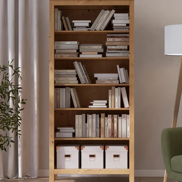 HEMNES/КЫМӦР Стеллаж 90х198х37 Св.кор
