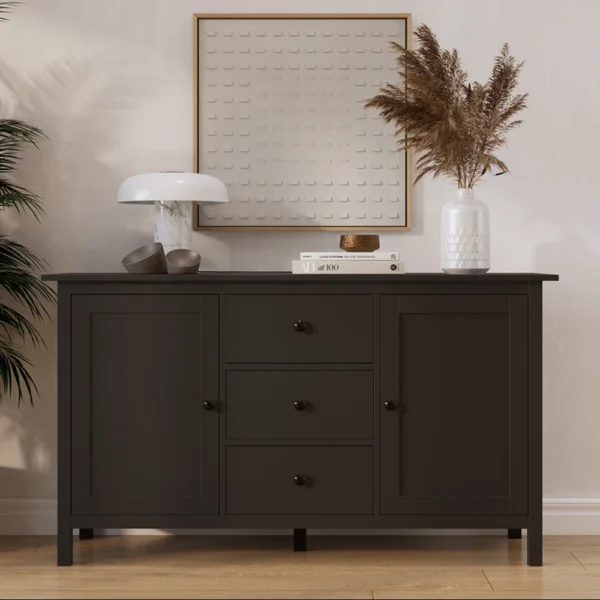 HEMNES/КЫМӦР Сервант 157х89х47 черный