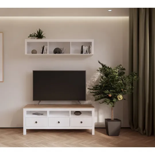 HEMNES/КЫМӦР ТВ-тумба 148х57х47 светло-коричневый