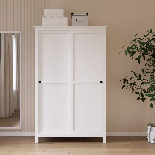 HEMNES/КЫМӦР Шкаф с дверями 120х197х59 Белый