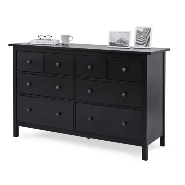 HEMNES/КЫМӦР Комод 8 ящика 160х96х50 Черный